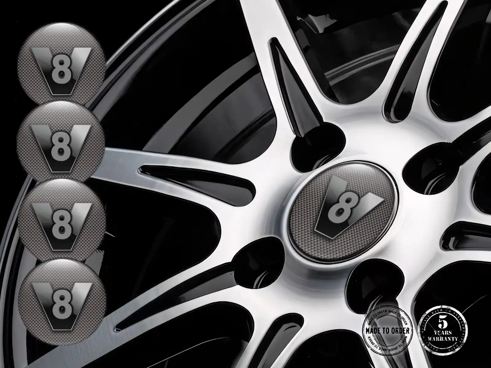 Wheel Stickers Racing High-End Drift Vehicle Style